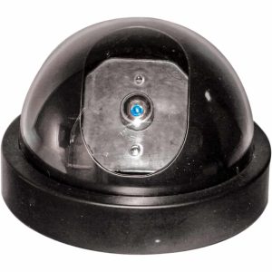 Dummy Dome Camera – Flashing LED, Indoor and Outdoor Use