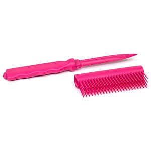 Hair Brush Knife – 4-Inch Blade with Glass Breaker Tip