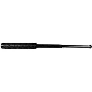 Telescopic Steel Baton – 16, 21, or 26 Inch, Rubber Handle