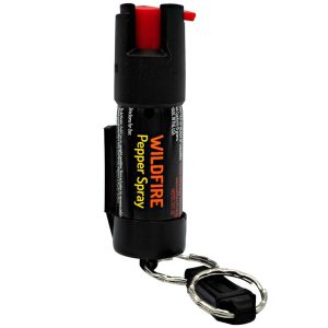 Wildfire Pepper Spray – 1.4% MC, Stream, Belt Clip & Keychain
